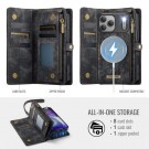 CaseMe 2-i-1 Lommebok deksel iPhone 17 Pro svart thumbnail