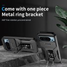 Tech-Flex TPU + PC Deksel med Ring Grep Google Pixel 9 5G svart thumbnail