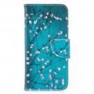 Lommebok deksel for Huawei P30 Lite - Rosa blomster thumbnail
