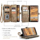 CaseMe multifunksjonell Lommebok deksel Samsung Galaxy S25 Ultra 5G brun thumbnail