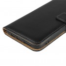 Lommebok deksel ekte Lær for iPhone 11 Pro Max svart thumbnail
