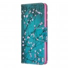 Lommebok deksel for Huawei P40 - Rosa blomster thumbnail