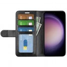 Lommebok deksel Premium for Samsung Galaxy S23 FE 5G svart thumbnail