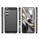 Tech-Flex TPU Deksel Carbon for Samsung Galaxy S25 FE 5G svart thumbnail