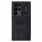 Nillkin Qin Pro flip deksel Camshield for Samsung Galaxy S23 Ultra 5G svart thumbnail