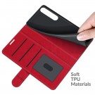 Lommebok deksel Premium for Sony Xperia 1 III rød thumbnail