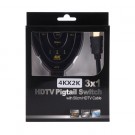 HDMI-svitsj 3 porter Full HD 1080P svart thumbnail