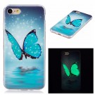 Fashion TPU Deksel iPhone 7/8/SE (2020/2022) - blue Butterfly thumbnail