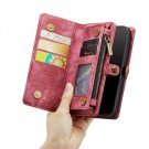 CaseMe 2-i-1 Lommebok deksel iPhone 12/12 Pro rød thumbnail