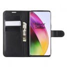 Lommebok deksel for OnePlus 8 svart thumbnail