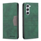 Binfen Lommebok deksel Stitching for Samsung Galaxy S23 5G grønn thumbnail
