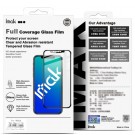 IMAK Herdet Glass skjermbeskytter iPhone 15 svart kant thumbnail