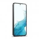 LC.IMEEKE PU-lær Deksel Karbonfiber Samsung Galaxy S22+ Plus 5G Svart thumbnail