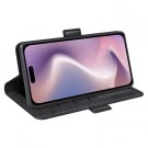 Lommebok deksel Premium for iPhone 16 svart thumbnail