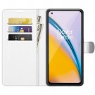 Lommebok deksel for OnePlus Nord 2 5G hvit thumbnail