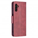 Lommebok deksel for Samsung Galaxy A13 5G/A04s rød thumbnail