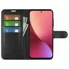 Lommebok deksel for Xiaomi 12/12X 5G svart thumbnail