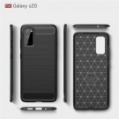 Tech-Flex TPU Deksel Carbon for Galaxy S20 5G svart thumbnail