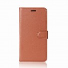 Lommebok deksel for LG Q6 brun thumbnail