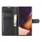 Lommebok deksel for Samsung Galaxy Note 20 Ultra svart thumbnail