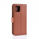 Lommebok deksel for iPhone 11 brun thumbnail