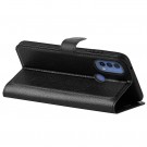Lommebok deksel for Motorola Moto E20/E30/E40 svart thumbnail