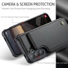 CaseMe Deksel med kortlomme Samsung Galaxy S26 FE 5G svart thumbnail