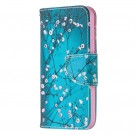 Lommebok deksel for iPhone 12 Mini - Rosa blomster thumbnail