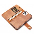 DG.Ming 2-i-1 Lommebok-deksel I Lær iPhone 12 Pro Max brun thumbnail