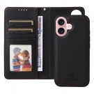 BETOPNICE 2-i-1 Lommebok deksel iPhone 16 Plus svart thumbnail