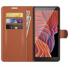 Lommebok deksel for Samsung Galaxy Xcover 5 brun thumbnail