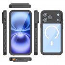 Redpepper Deksel Vanntett IP68 iPhone 18 Pro Max MagSafe svart thumbnail