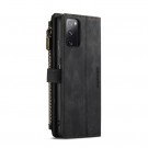 CaseMe retro multifunksjonell Lommebok deksel Samsung Galaxy S20 FE svart thumbnail