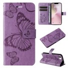 Lommebok deksel til iPhone 16e - Lilla Butterfly thumbnail