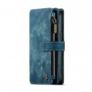 CaseMe retro multifunksjonell Lommebok deksel iPhone 12/12 Pro blå thumbnail