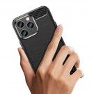 Tech-Flex TPU Deksel Carbon iPhone 14 Pro Max svart thumbnail