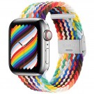 Klokkereim Nylon for Apple Watch Serie 1/2/3/4/5/6/SE/7/8/9 41/40/38 mm - Rainbow thumbnail