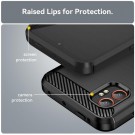 Tech-Flex TPU Deksel Carbon Samsung Galaxy Xcover 7 Pro svart thumbnail