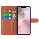 Lommebok deksel for iPhone 16e brun thumbnail