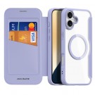 DUX DUCIS Skin X Pro Flip deksel iPhone 16 MagSafe lilla thumbnail