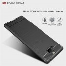 Tech-Flex TPU Deksel Carbon for Sony Xperia 10 svart thumbnail