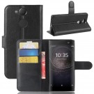 Lommebok deksel for Sony Xperia XA2 svart thumbnail