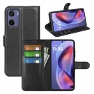Lommebok deksel for Motorola Moto G05 / E15 svart thumbnail