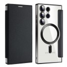Tech-Flex Flip deksel Samsung Galaxy S25 Ultra 5G MagSafe Svart thumbnail