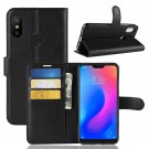 Lommebok deksel for Xiaomi Mi A2 Lite svart thumbnail