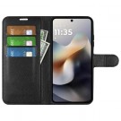 Lommebok deksel for Motorola Moto G56 5G svart thumbnail
