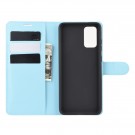 Lommebok deksel for Samsung Galaxy S20 5G blå thumbnail