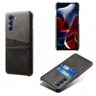 Tech-Flex TPU Deksel med PU-lær plass til kort Motorola Moto G200 5G svart thumbnail