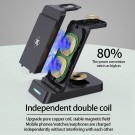 Trådløs Ladestasjon 3-i-1 iPhone / iWatch / Airpods - Svart thumbnail