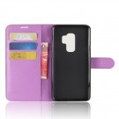 Lommebok deksel for Samsung Galaxy S9 plus lilla thumbnail